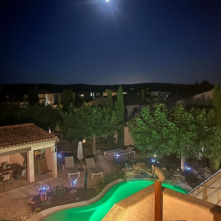 Bed and Breakfast Au Ciel Etoile Castillon-du-Gard Exterior foto
